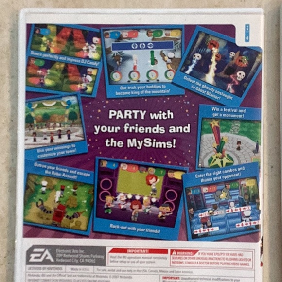 My Sims Agents Nintendo Wii Game & My Sims Party Wii & Carnival Games Wii Lot - Picture 3 of 7